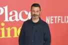 Jimmy Kimmel at the premiere for "Your Place or Mine" at the Regency Village Theatre. LOS ANGELES^ CA. February 02^ 2023
