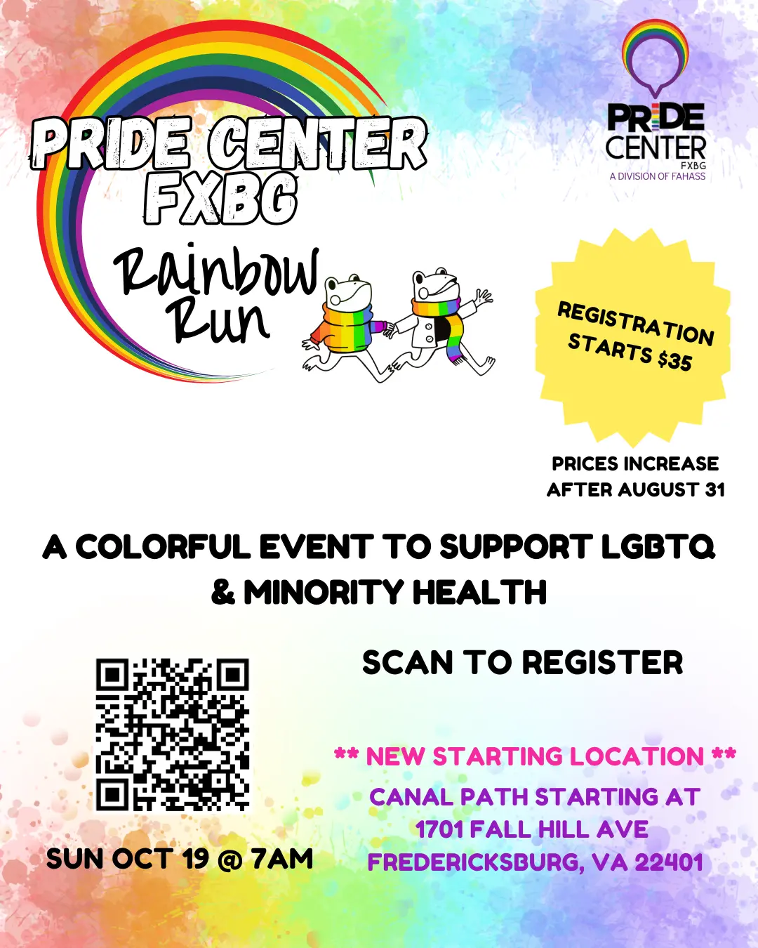 Pride Center FXBG Rainbow Run 5K/10K