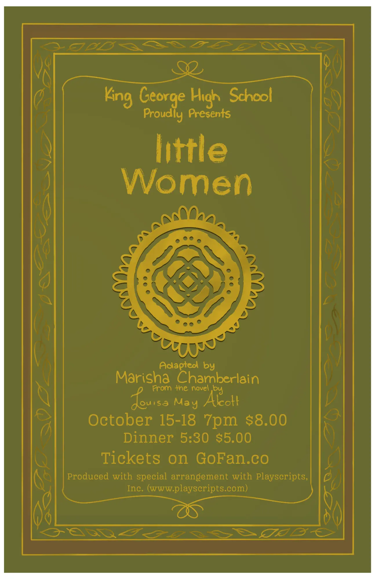 King George High School Presents: “Little Women”