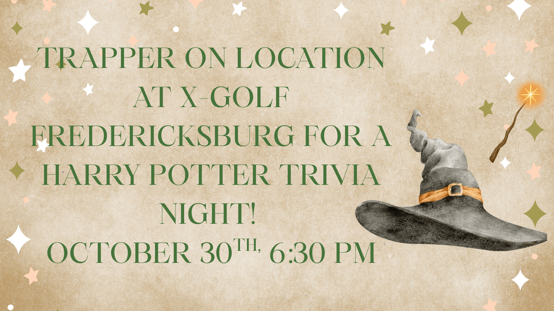 TRAPPER ON LOCATION AT X-GOLF FREDERICKSBURG