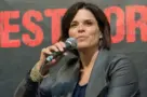 Neve Campbell at Weekend of Hell^ a two day (April 7-8 2018) horror-themed fan convention. DORTMUND^ GERMANY - APRIL 8 2018