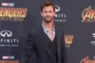 Chris Hemsworth arrives to the Marvel Studios 'Avengers: Infinity War' World Premiere on April 23^ 2018 in Hollywood^ CA
