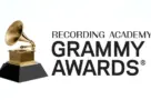 RECORDING ACADEMY^ GRAMMY AWARDS simply known as GRAMMY advertising seen on billboard