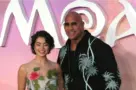 Auli'i Cravalho and Dwayne Johnson attend the "Moana 2" UK Premiere at Cineworld Leicester Square in London^ England.