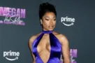 Megan Thee Stallion at the Megan Thee Stallion: In Her Words Premiere at the TCL Chinese Theater IMAX on October 30^ 2024 in Los Angeles^ CA