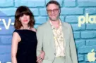Rose Byrne^ Seth Rogen at the Platonic Apple+ Series Premiere at the Regal LA Live on May 10^ 2023 in Los Angeles^ CA