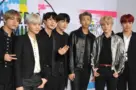 Jungkook^ Jimin^ V^ Suga^Jin^ J-Hope and Rap Monster of BTS at the 2017 American Music Awards held at the Microsoft Theater in Los Angeles^ USA on November 19^ 2017.