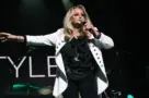 Singer Bonnie Tyler performs during a concert Festival CaixaBank Live at the Teatro Príncipe Pío on September 29^ 2024 in Madrid^ Spain.