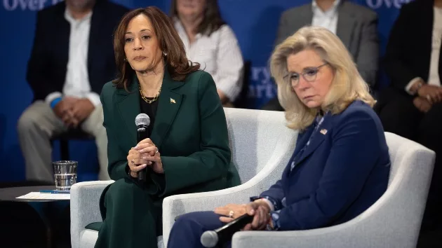 Harris, Cheney work to sway undecided voters, GOP women in 3 battleground states