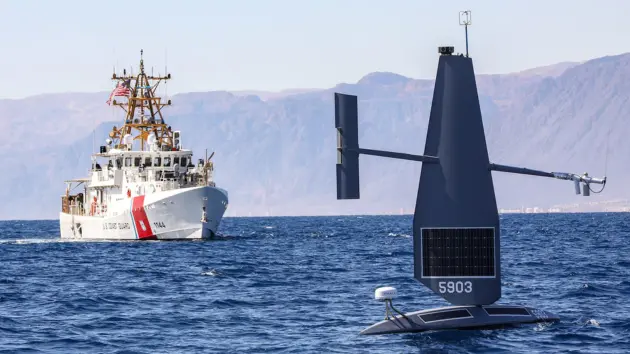 Unmanned drone boat rescues 2 US crew members after helicopter downed by Iranian drone