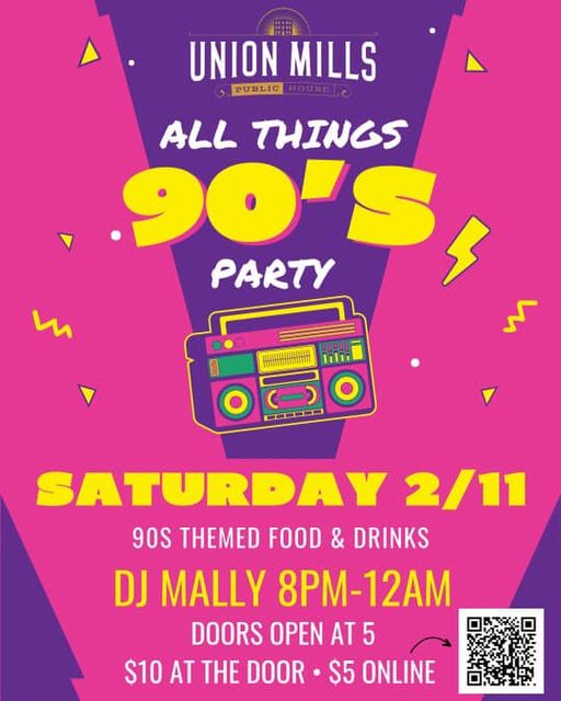 union-mills-90s-party