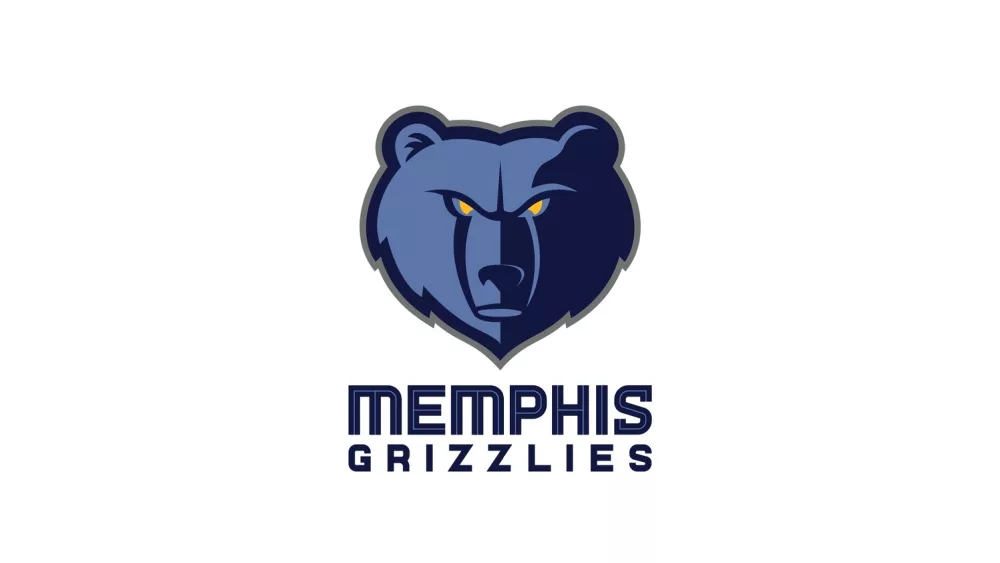 Memphis Grizzlies emblem or logo. Basketball club Memphis Grizzlies.