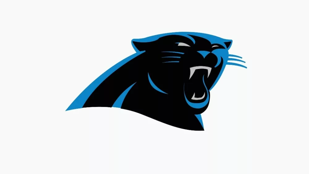 Carolina Panthers. editorial vector logo is printed on white paper.