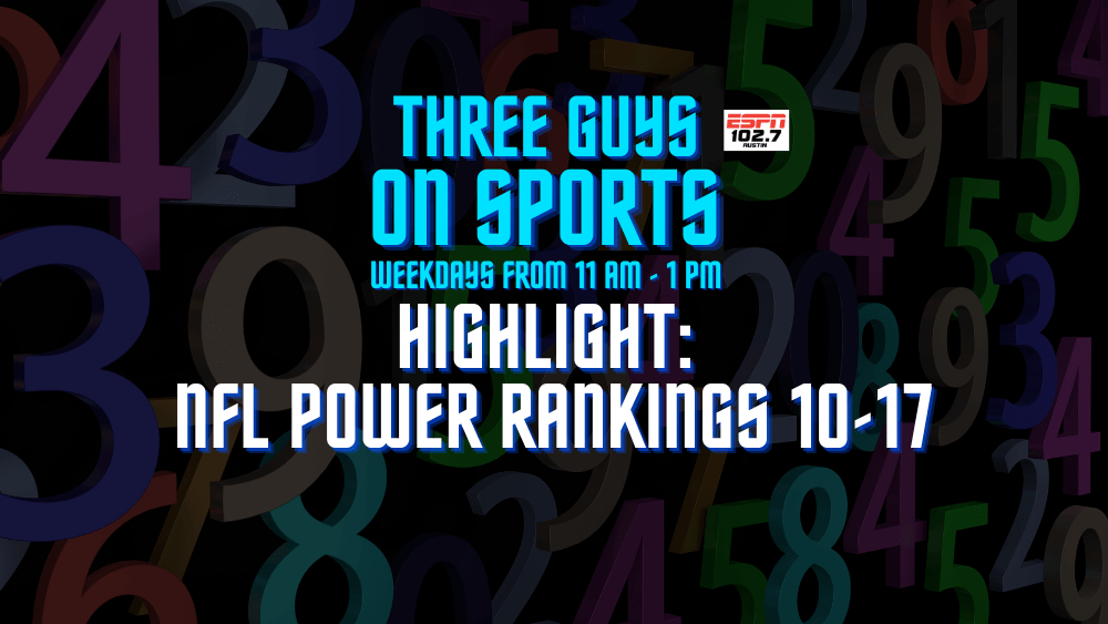 NFL Power Rankings 10-17