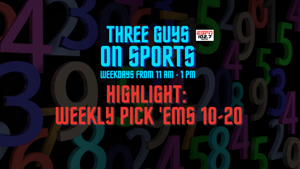 Highlight: Weekly Pick 'ems 10-20