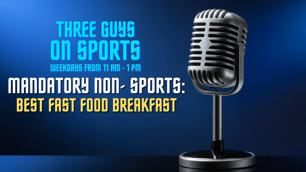 3 Guys on Sports. Mandatory Non-sports