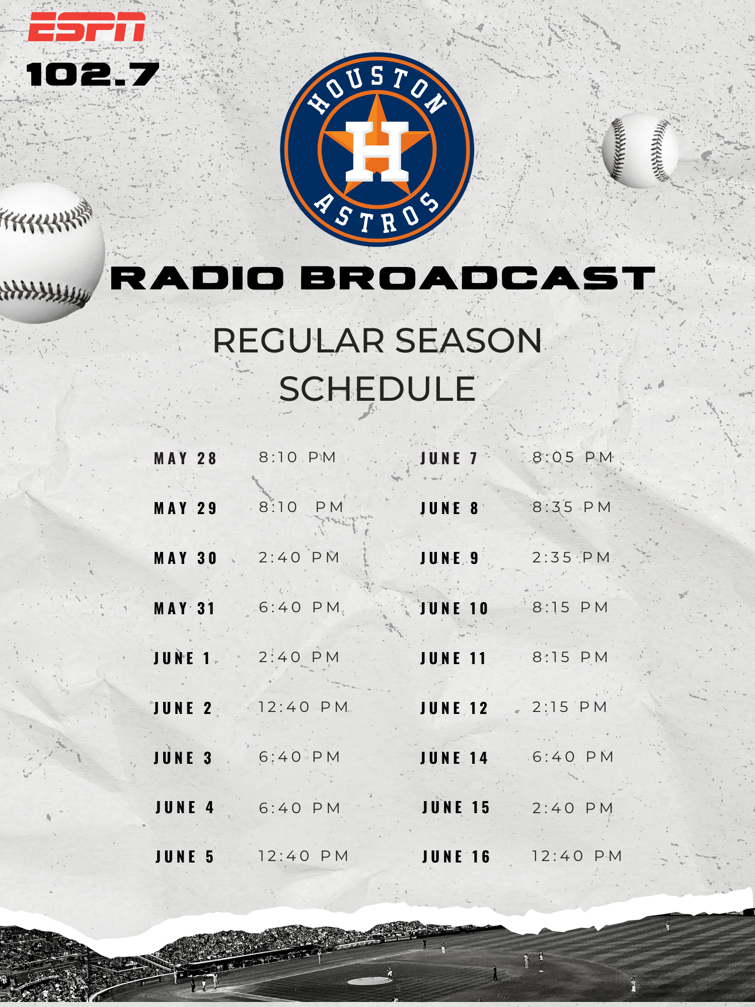 Astros radio deals