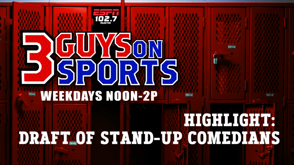 3 Guys on Sports Highlight: Draft of Stand-Up Comedians