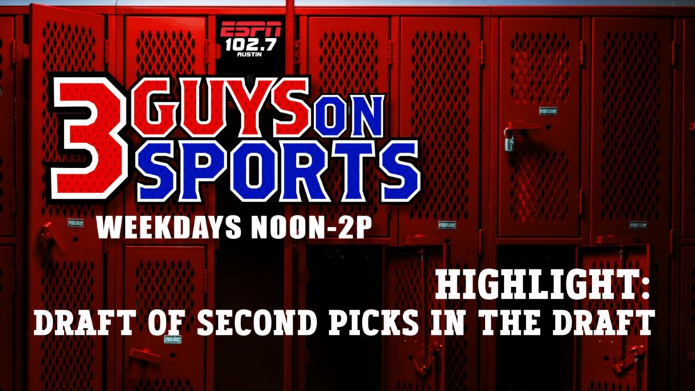 3 Guys on Sports Highlight: Draft of Second Picks in the Draft