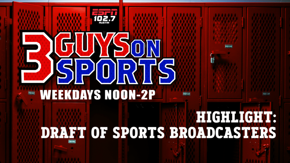 3 Guys on Sports Highlight: Draft of Sports Broadcasters