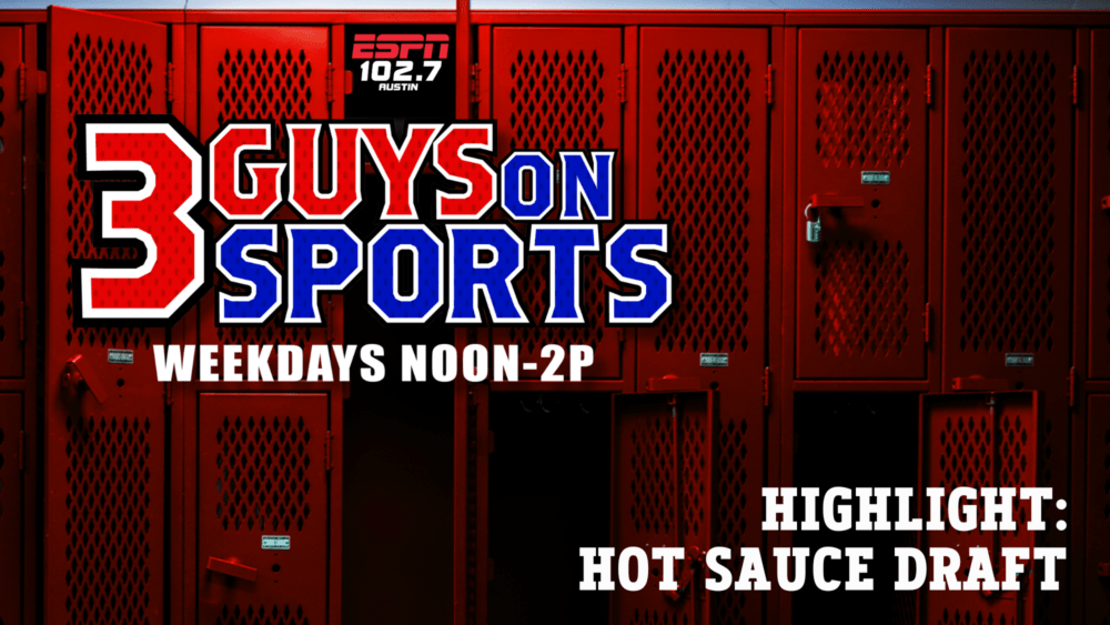3 Guys on Sports Highlight: Hot Sauce Draft