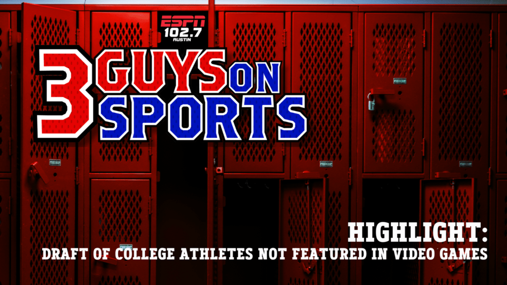 3 Guys on Sports Highlight: Draft of College Athletes Not Featured in Video Games