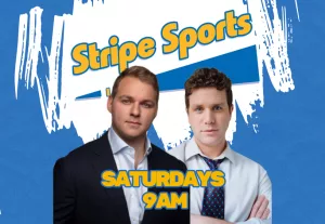 stripe Sports header 2025 saturdays 9am ESPN Austin 102.7 FM
