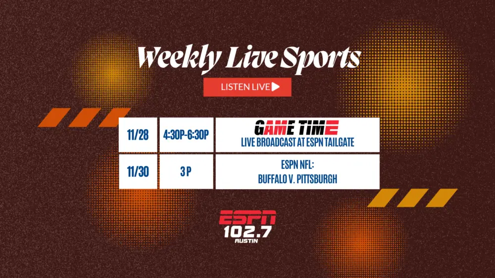 live Sports schedule week 11/25/25
