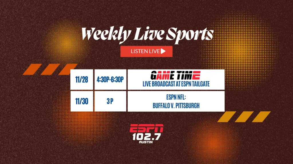 live Sports schedule week 11/25/25