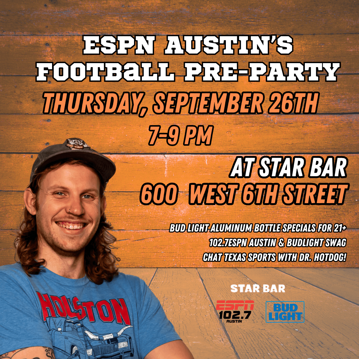 Sawyer at Star Bar 9/26 Flyer 2024