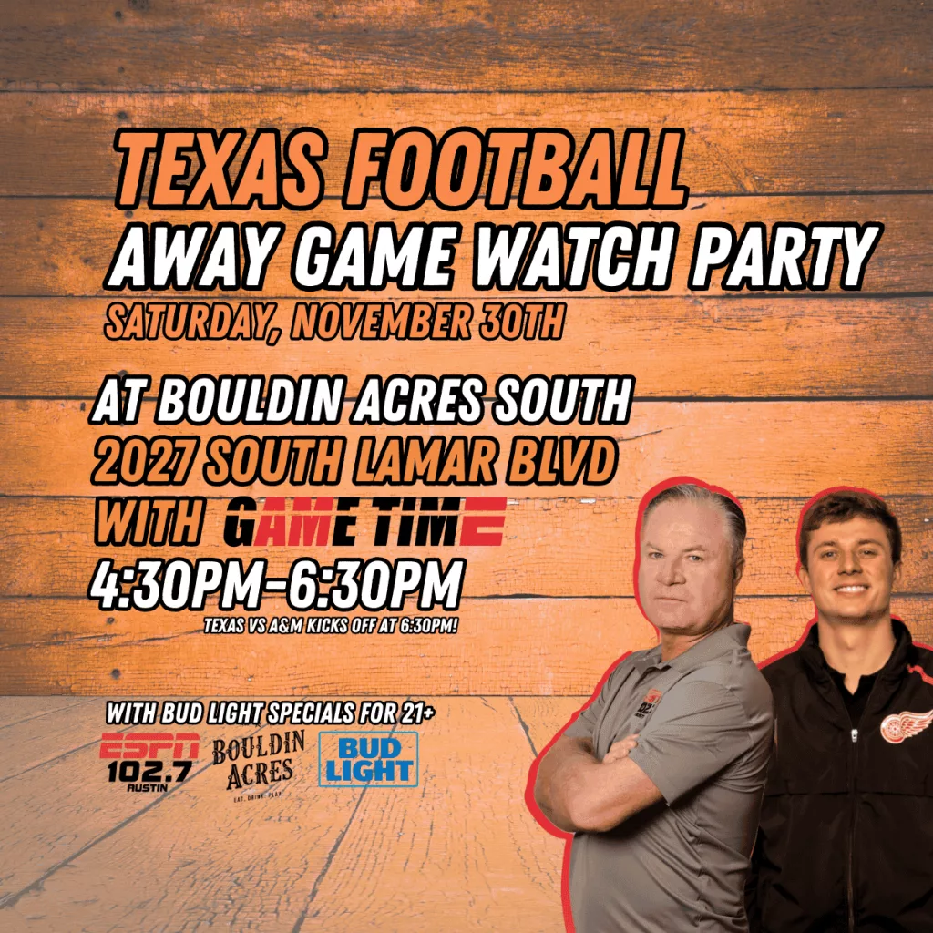 watch party 11/30/24 erin and noah game time atx