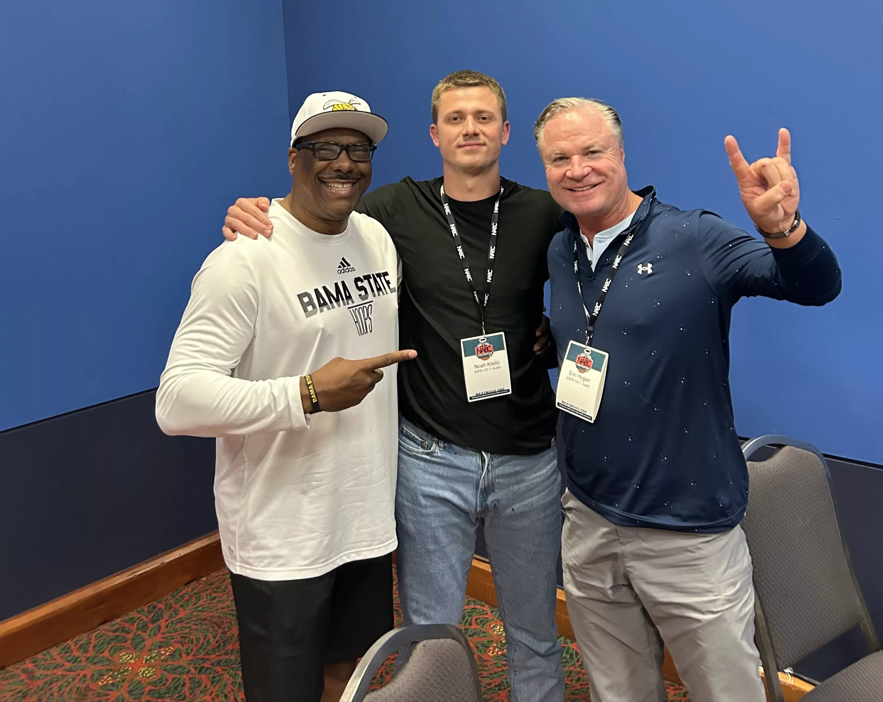 Tony Madlock - Head Coach of Alabama State - 4-4-2025 Final Four in San Antonio with 102.7 ESPN Austin's Game Time Crew