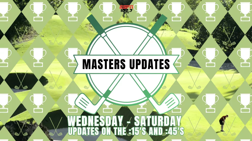 3min Updates Master's Golf Tournament 2025 on ESPN Austin 102.7
