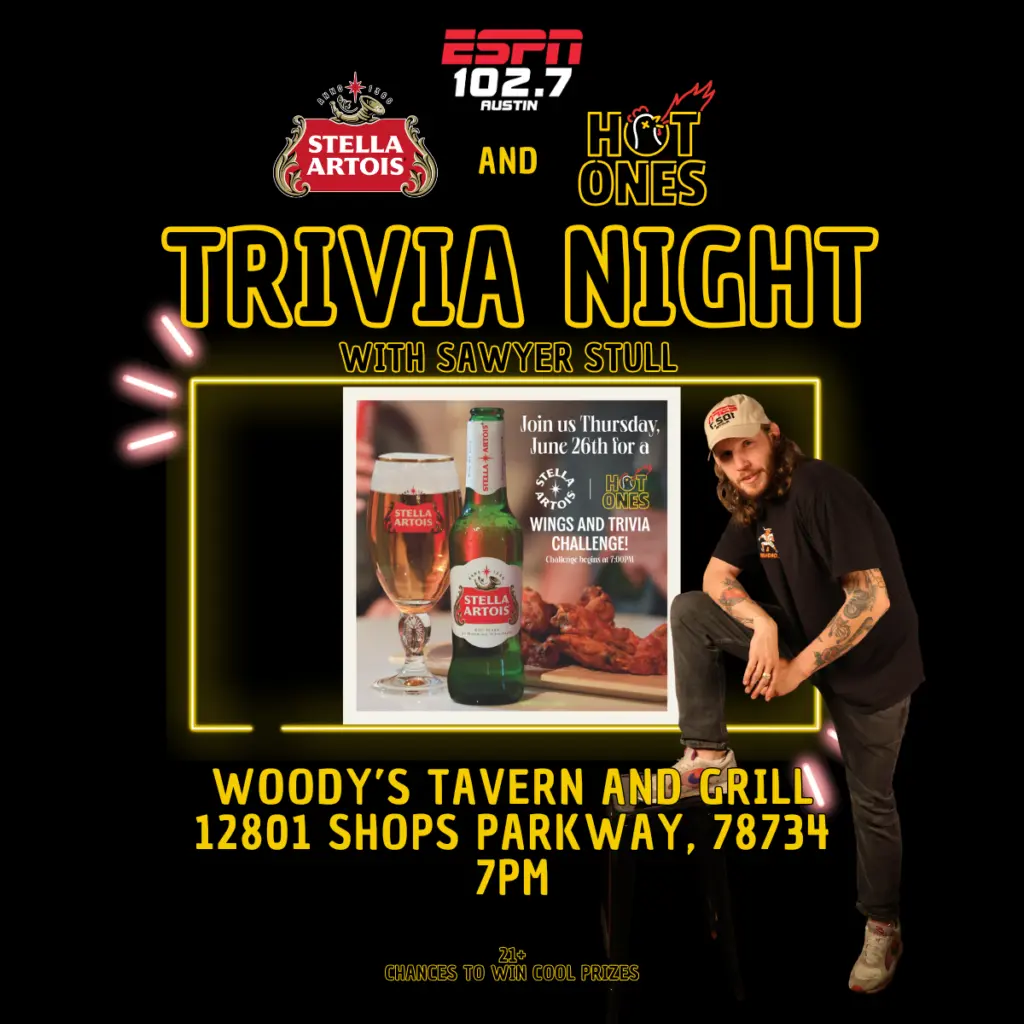 Hot Ones Woody's Tavern - Bee Cave with Sawyer on June 26th, 2025