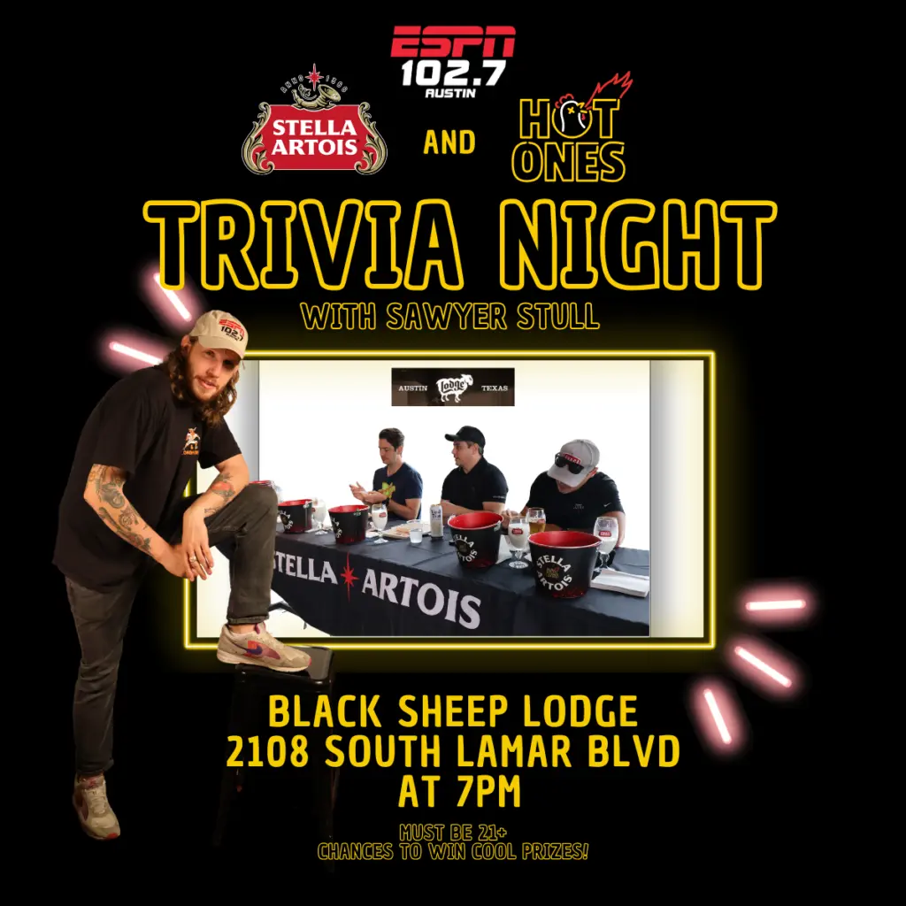 Hot Ones Black Sheep Lodge on 7/10/2025 Austin with ESPN and Sawyer