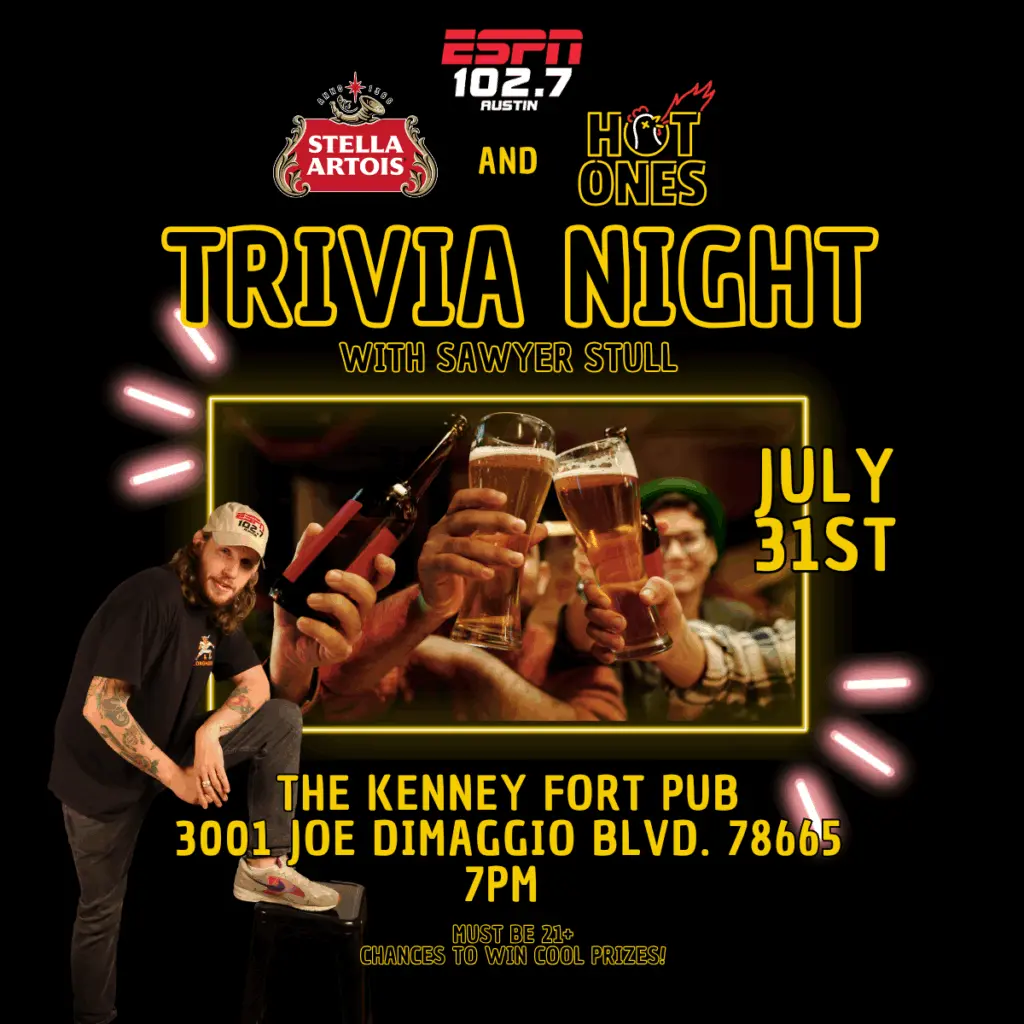 Kenney Fort Pub Hot Ones Trivia with Stella Artois