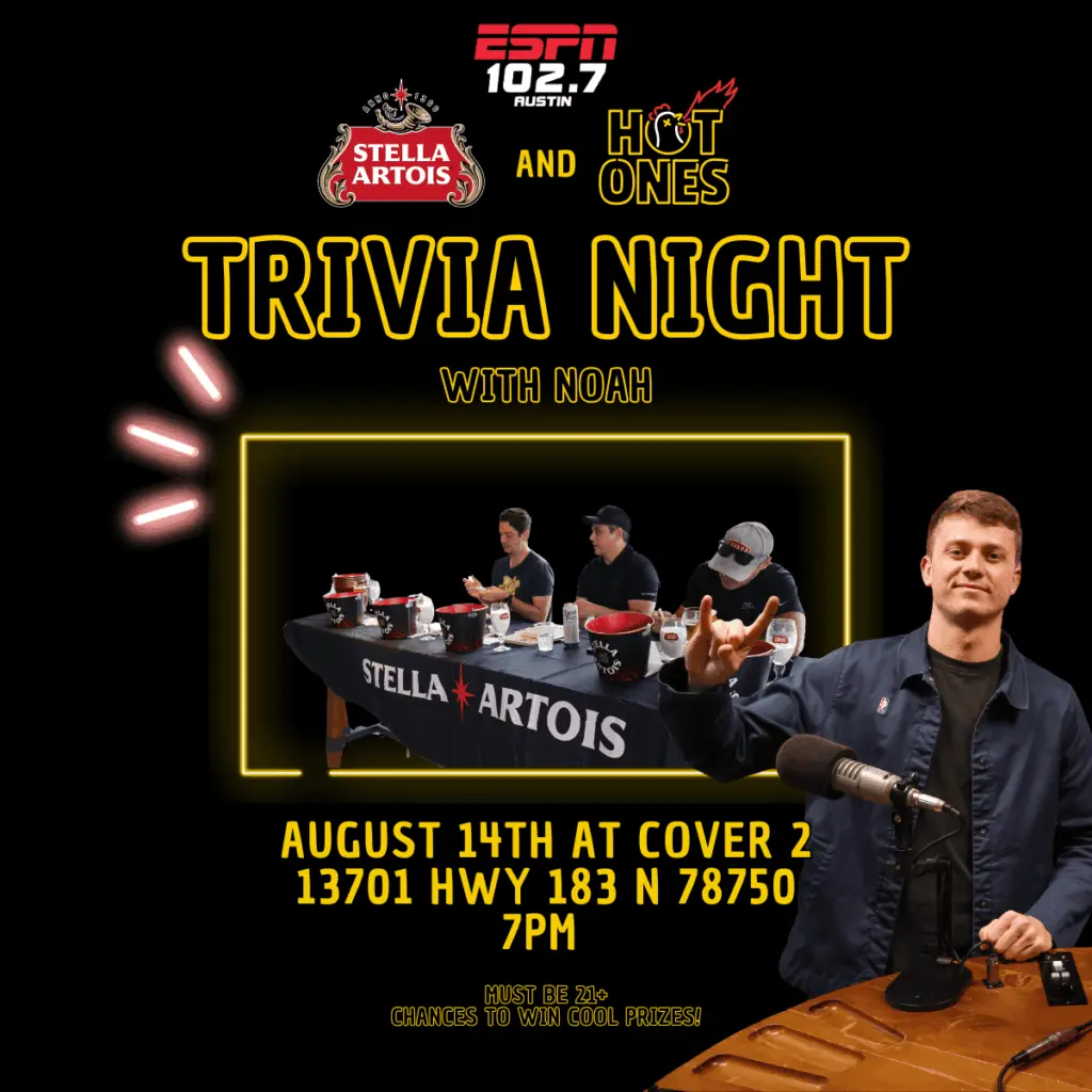 stella update hot ones 8-14-25 with noah game time espn 102.7 event