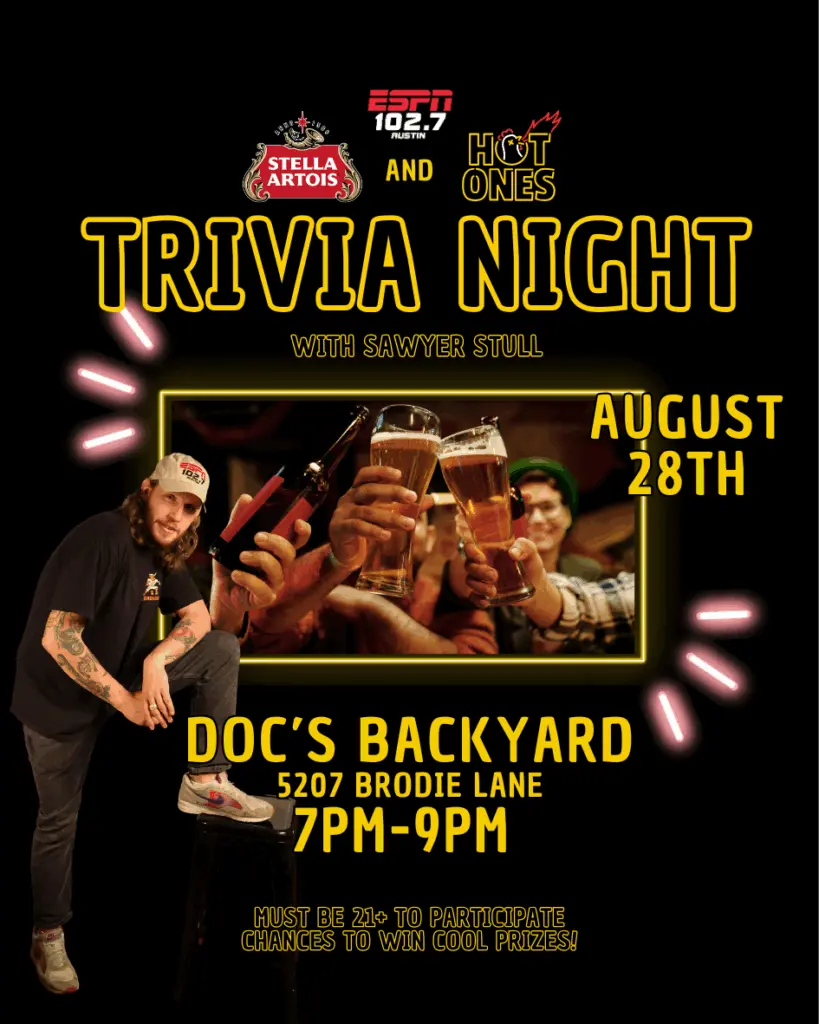 Sawyer Hot Ones at Doc's Backyard 8-28-25 Stella Artios x hot ones