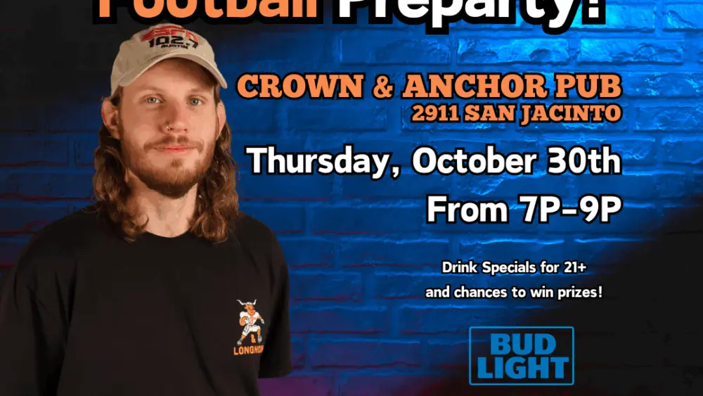 sawyer crown and anchor pub 10-30-25 1027espn austin