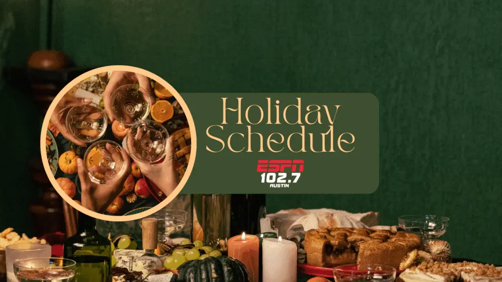 schedule holiday thanksgiving 2025 espn austin