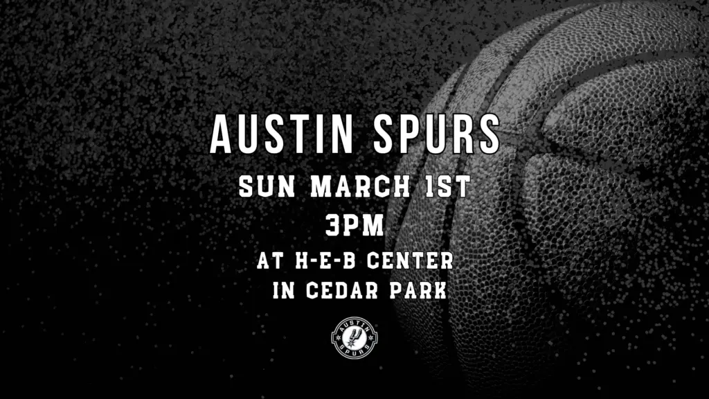 Austin Spurs March 1st