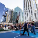 Austin Sports Fest: AUSTIN, TX — MARCH 13: Austin Sports Fest at Urban Pickleball Club in Austin, TX on Friday, March 13, 2026. (Angela Wang)