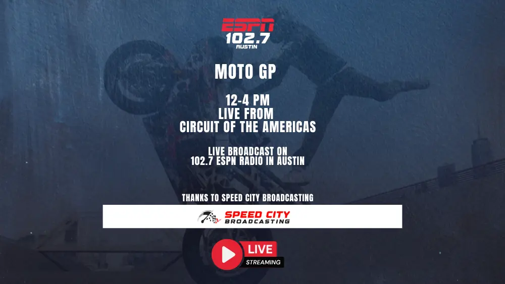 MotoGP Live Broadcast This Sunday, March 29th