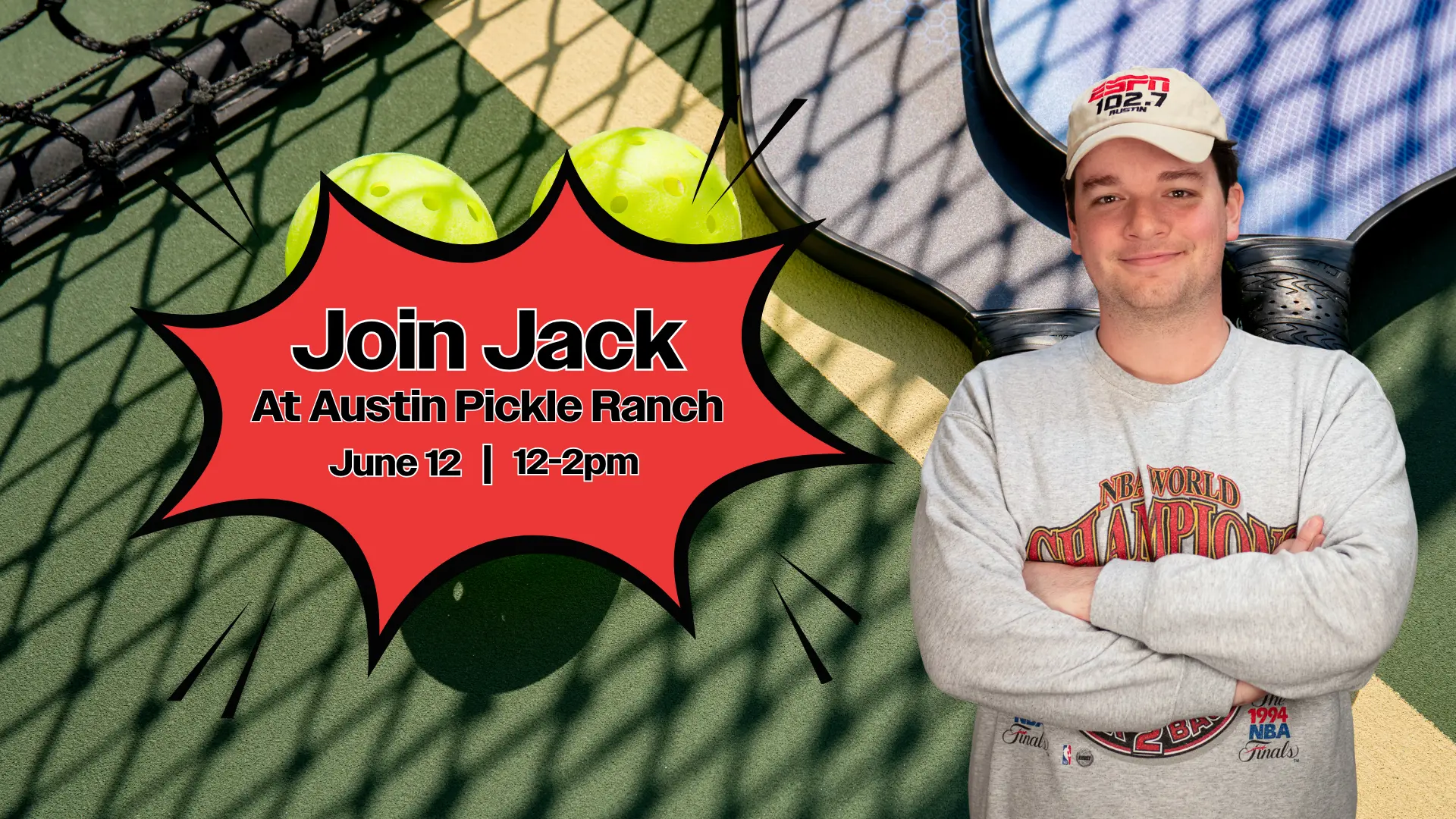 Join Jack from Gametime at Austin Pickle Ranch 6/12