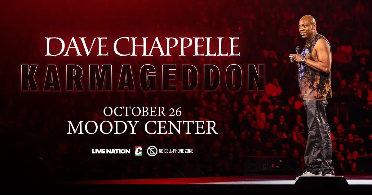 David Chappelle at moody center header image 2026