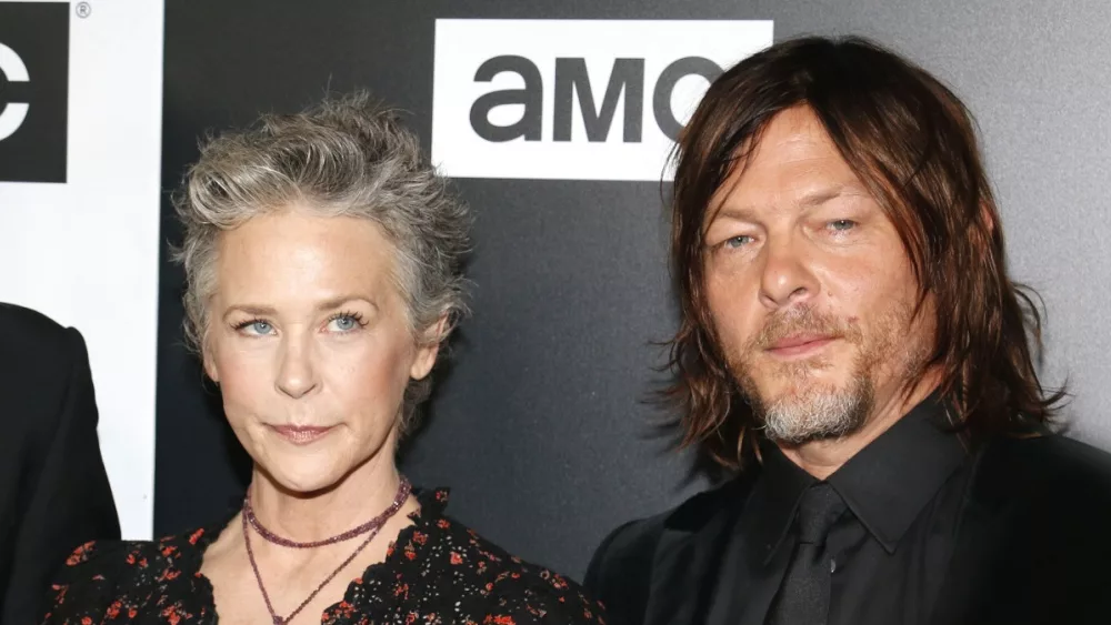 Norman Reedus^ Melissa McBride at the premiere of AMC's 'The Walking Dead' Season 9 held at the DGA Theater in Los Angeles^ USA on September 27^ 2018.