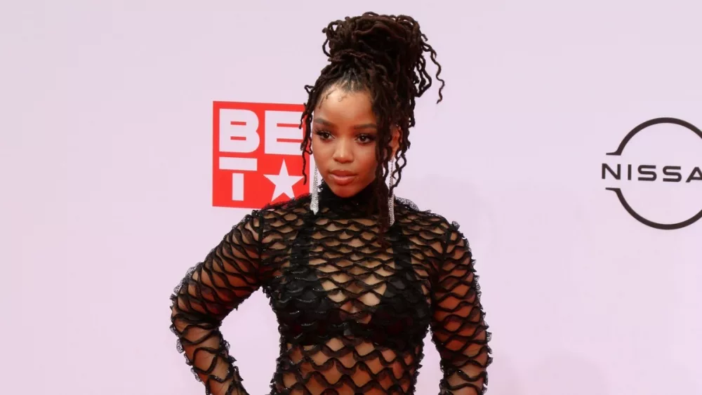 Chloe Bailey at the BET Awards 2021 Arrivals at the Microsoft Theater on June 27^ 2021 in Los Angeles^ CA