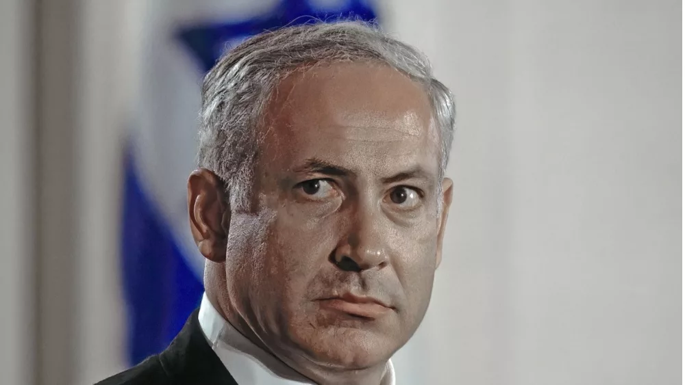 Israeli Prime Minister Benjamin Netanyahu. WASHINGTON DC^ USA - JULY 9^ 1996