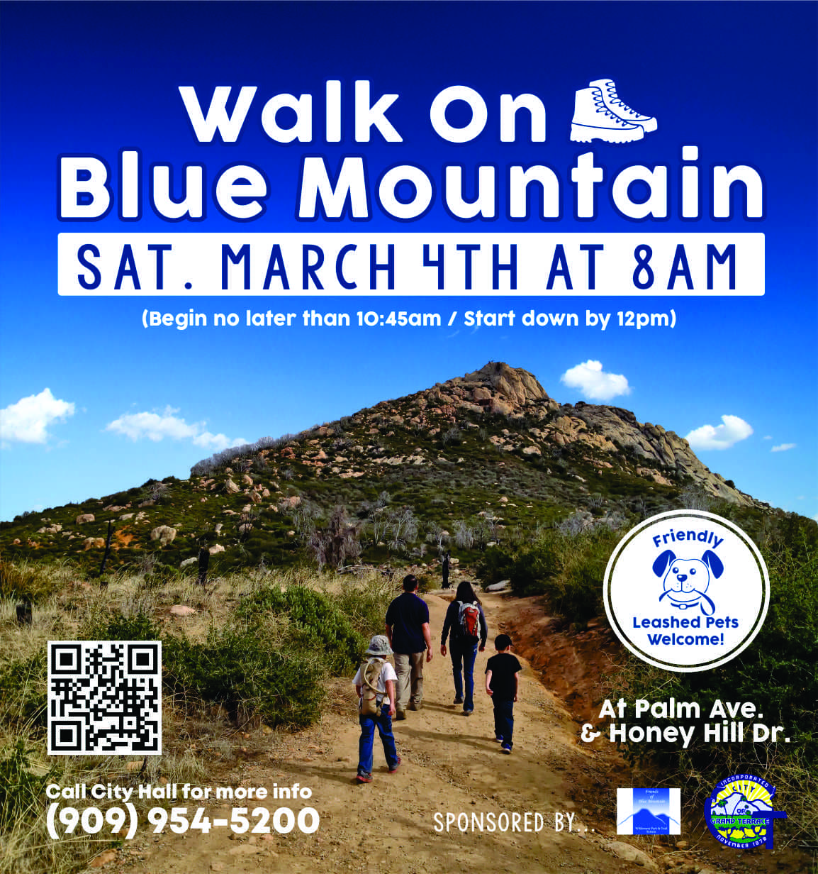 16th Annual Walk On Blue Mountain in Grand Terrace on 3/4 KCALFM