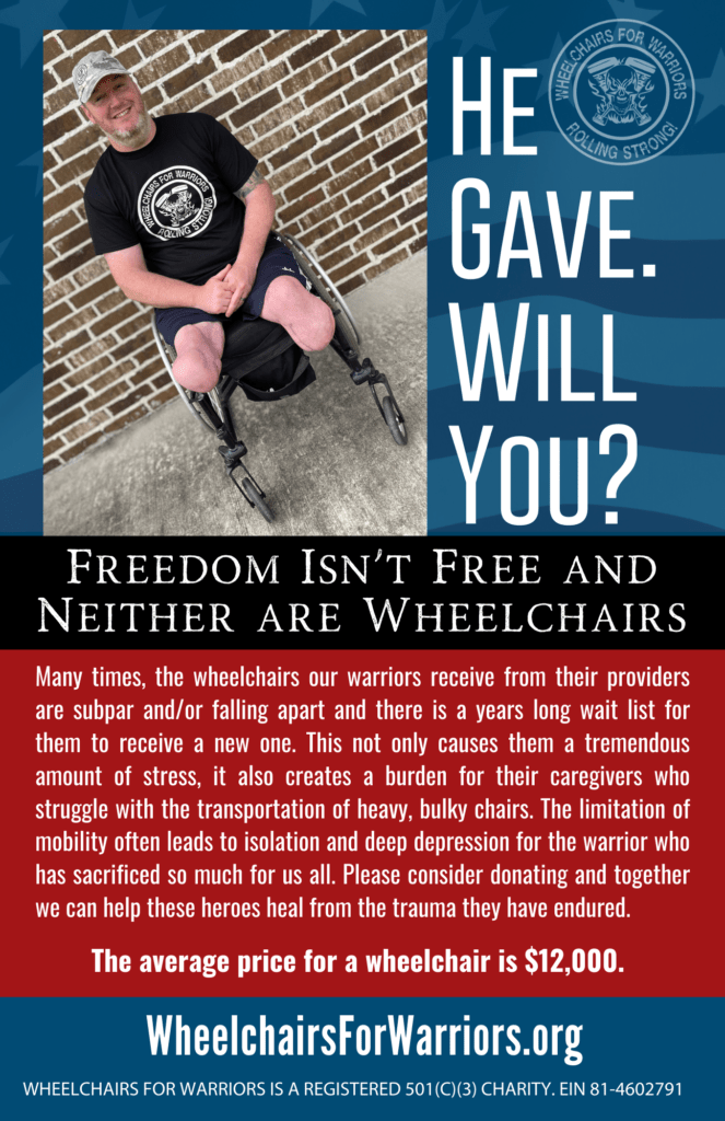 Wheelchairs for Warriors KCALFM